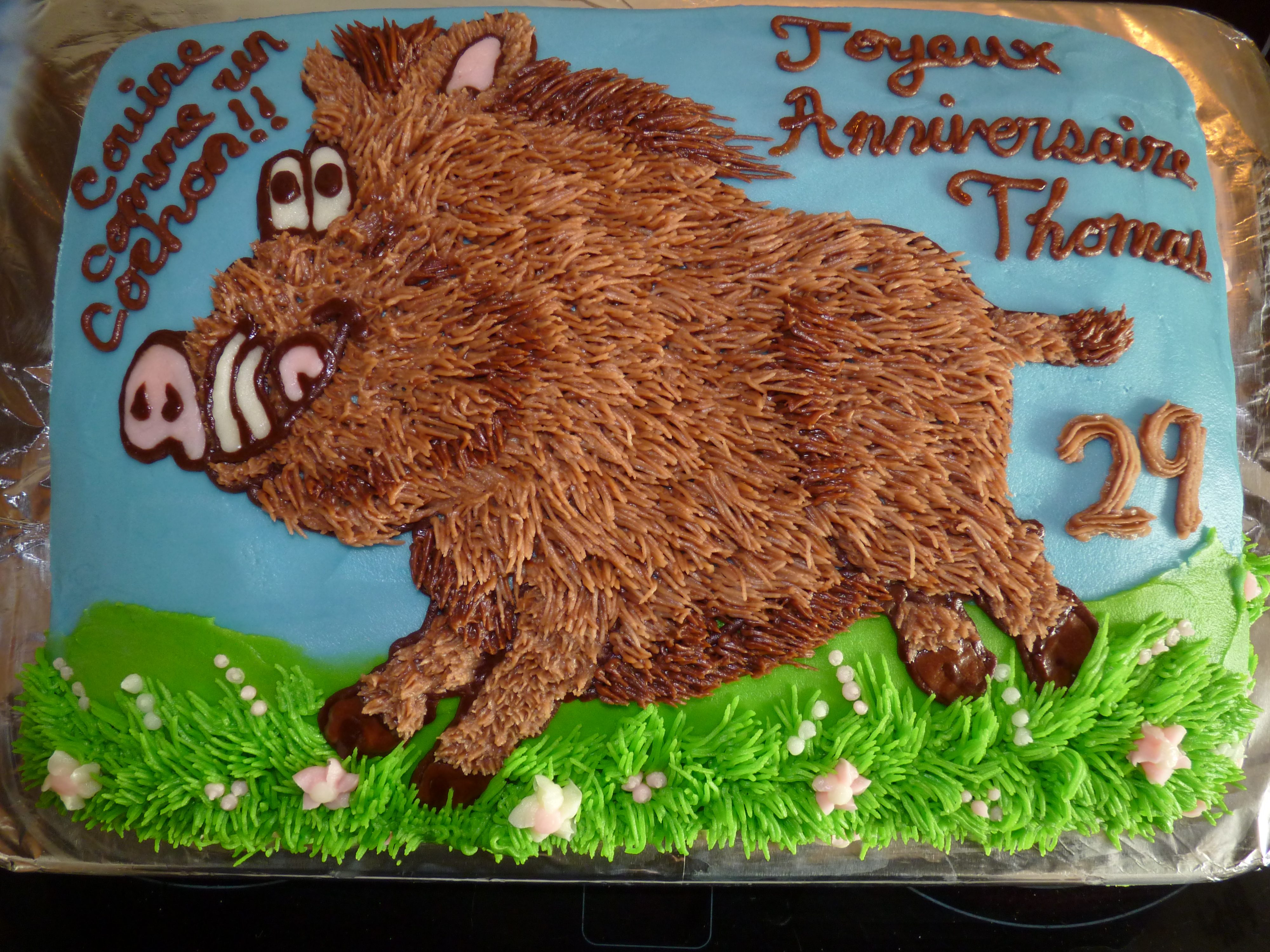 gateau sanglier